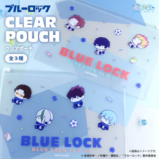 ブルーロック ぷにきゅ～と クリアポーチ