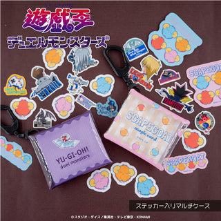遊戯王デュエルモンスターズ ステッカー入りカラビナ付クリアマルチ ケース