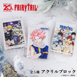 【予約:3月上旬以降順次発送】 FAIRY TAIL 原作 アクリルブロック