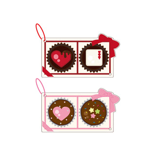 チョコレートＢＯＸ缶バッジフレーム(全2色)