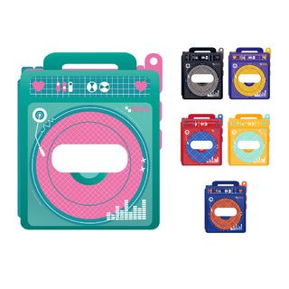 ラジカセ缶バッジフレーム(全6色)