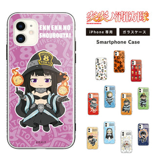 炎炎ノ消防隊 スマホ背面ガラスケース iPhone スマホケース