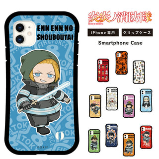 炎炎ノ消防隊 スマホ耐衝撃グリップケース iPhone スマホケース
