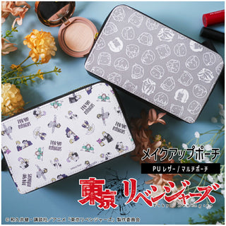 東京リベンジャーズ 化粧ポーチ 型崩れしない スクエアポーチ